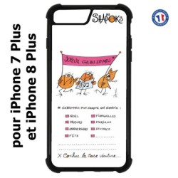 Coque pour IPHONE 7 PLUS/8 PLUS Les Shadoks - Joyeux Ga Zo Bu Meu
