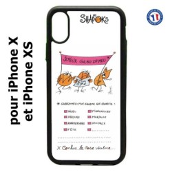 Coque pour IPHONE X et IPHONE XS Les Shadoks - Joyeux Ga Zo Bu Meu