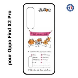Coque pour Oppo Find X2 PRO Les Shadoks - Joyeux Ga Zo Bu Meu