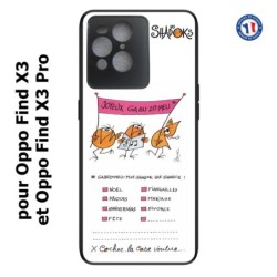 Coque pour Oppo Find X3 et Find X3 Pro Les Shadoks - Joyeux Ga Zo Bu Meu