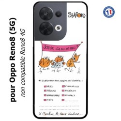 Coque pour Oppo Reno8 (5G) Les Shadoks - Joyeux Ga Zo Bu Meu