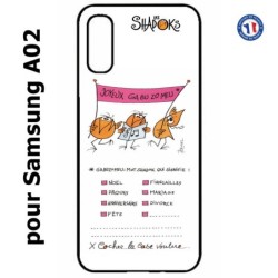 Coque pour Samsung Galaxy A02 Les Shadoks - Joyeux Ga Zo Bu Meu