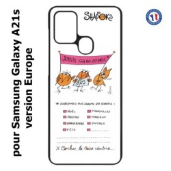 Coque pour Samsung Galaxy A21s Les Shadoks - Joyeux Ga Zo Bu Meu