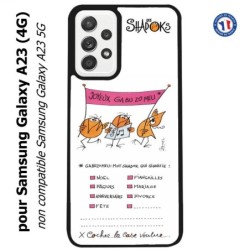Coque pour Samsung Galaxy A23 (4G) Les Shadoks - Joyeux Ga Zo Bu Meu