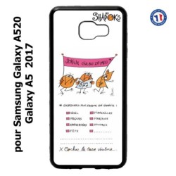 Coque pour Samsung Galaxy A520/A5 2017 Les Shadoks - Joyeux Ga Zo Bu Meu