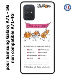 Coque pour Samsung Galaxy A71 - 5G Les Shadoks - Joyeux Ga Zo Bu Meu