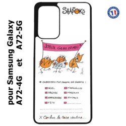 Coque pour Samsung Galaxy A72 Les Shadoks - Joyeux Ga Zo Bu Meu