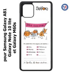 Coque pour Samsung Galaxy Note 10 lite Les Shadoks - Joyeux Ga Zo Bu Meu