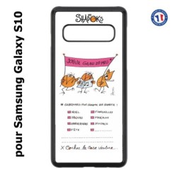 Coque pour Samsung Galaxy S10 Les Shadoks - Joyeux Ga Zo Bu Meu