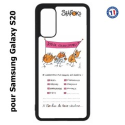 Coque pour Samsung Galaxy S20 / S11E Les Shadoks - Joyeux Ga Zo Bu Meu