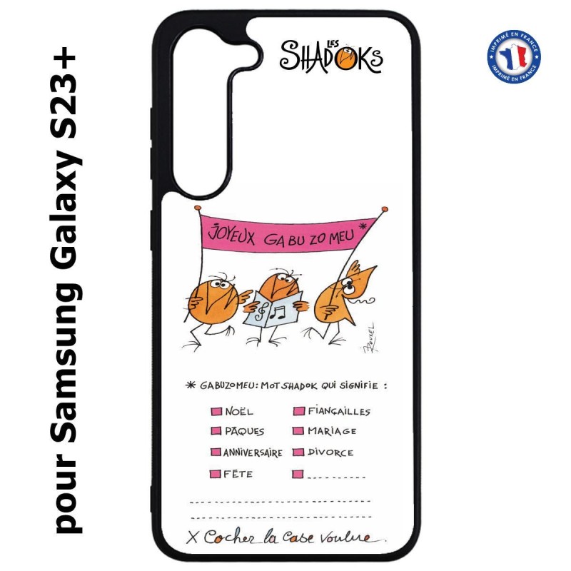 Coque pour Samsung Galaxy S23 PLUS - Les Shadoks - Joyeux Ga Zo Bu Meu