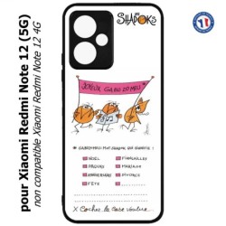 Coque pour Xiaomi Redmi Note 12 (5G) - Les Shadoks - Joyeux Ga Zo Bu Meu