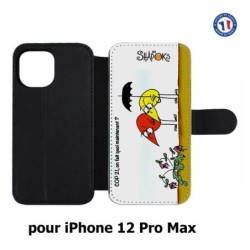 Etui cuir pour Iphone 12 PRO MAX Les Shadoks - Cop 21