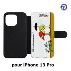 Etui cuir pour iPhone 13 Pro Les Shadoks - Cop 21