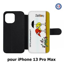Etui cuir pour Iphone 13 PRO MAX Les Shadoks - Cop 21