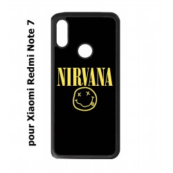 Coque noire pour Redmi Note 7 Nirvana Musique