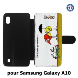 Etui cuir pour Samsung Galaxy A10 Les Shadoks - Cop 21