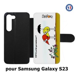 Etui cuir pour Samsung Galaxy S23 Les Shadoks - Cop 21