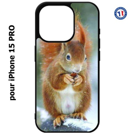 Coque pour iPhone 15 Pro - écureuil