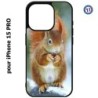 Coque pour iPhone 15 Pro - écureuil