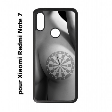 Coque noire pour Redmi Note 7 coque sexy Cible Fléchettes - coque érotique