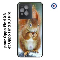 Coque pour Oppo Find X3 et Find X3 Pro écureuil