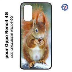 Coque pour Oppo Reno4 4G écureuil