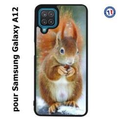 Coque pour Samsung Galaxy A12 écureuil