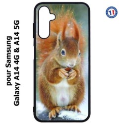 Coque pour Samsung Galaxy A14-4G & A14-5G - écureuil