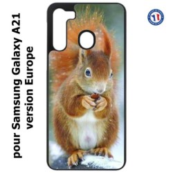 Coque pour Samsung Galaxy A21 écureuil