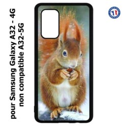 Coque pour Samsung Galaxy A32 - 4G écureuil