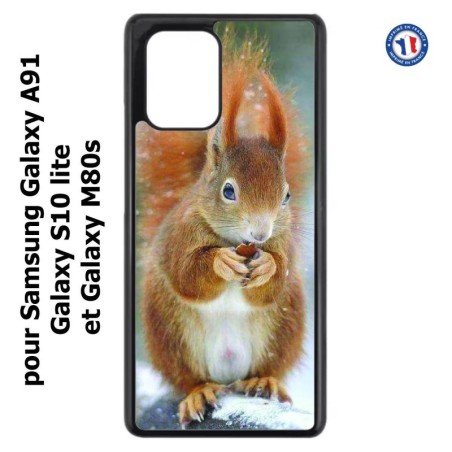 Coque pour Samsung Galaxy A91 écureuil