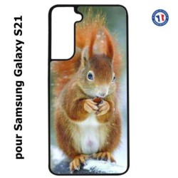 Coque pour Samsung Galaxy S21 écureuil