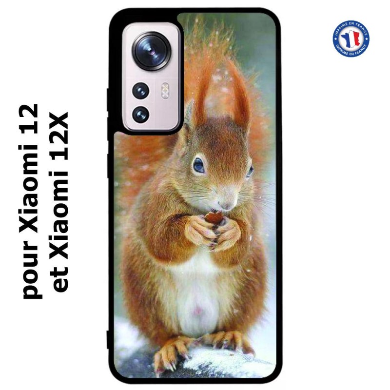 Coque pour Xiaomi 12 et Xiaomi 12X écureuil