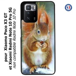 Coque pour Xiaomi Poco X3 GT écureuil