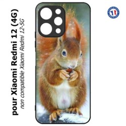 Coque pour Xiaomi Redmi 12 (4G) - écureuil