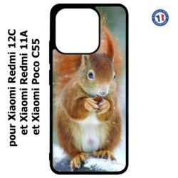 Coque pour Xiaomi Redmi 12C / Poco C55 - écureuil