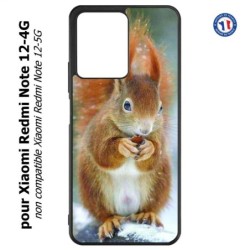 Coque pour Xiaomi Redmi Note 12-4G - écureuil