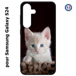 Coque pour Samsung Galaxy S24 - Bébé chat tout mignon - chaton yeux bleus
