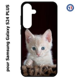 Coque pour Samsung Galaxy S24 PLUS - Bébé chat tout mignon - chaton yeux bleus