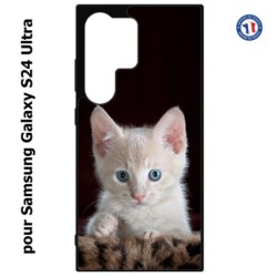 Coque pour Samsung Galaxy S24 Ultra - Bébé chat tout mignon - chaton yeux bleus