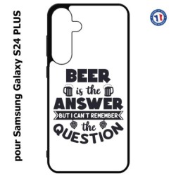 Coque pour Samsung Galaxy S24 PLUS - Beer is the answer Humour Bière