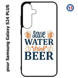Coque pour Samsung Galaxy S24 PLUS - Save Water Drink Beer Humour Bière