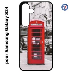 Coque pour Samsung Galaxy S24 - Cabine téléphone Londres - Cabine rouge London