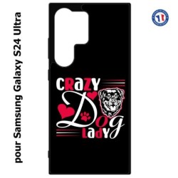 Coque pour Samsung Galaxy S24 Ultra - Crazy Dog Lady - Chien