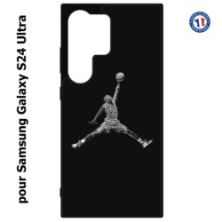 Coque pour Samsung Galaxy S24 Ultra - Michael Jordan 23 shoot Chicago Bulls Basket