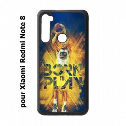 Coque noire pour Xiaomi Redmi Note 8 Stephen Curry NBA Golden State Born to Play
