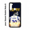 Coque noire pour Xiaomi Redmi Note 8 Stephen Curry Golden State Warriors Basket 30