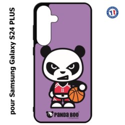 Coque pour Samsung Galaxy S24 PLUS - PANDA BOO© Basket Sport Ballon - coque humour