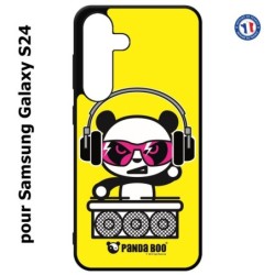 Coque pour Samsung Galaxy S24 - PANDA BOO© DJ music - coque humour